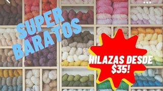 Hilos super baratos! #hilos #estambres  #crochet #tejer #dosagujas