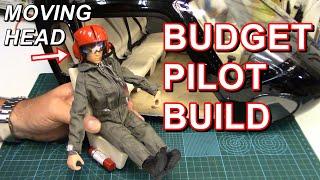 3D Print Your Own Scale RC Helicopter Pilot with Moving Head - Save weight & money.