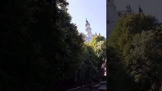 Castelul Neuschwanstein văzut de jos