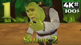 Shrek 2 (PC) - 4K60 Walkthrough (100%) Chapter 1 - Shrek's Swamp