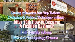 Full Information About Fashion Designing||How to Become Fashion Designer Ofter 10th