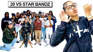 20 GUYS VS 1 RAPPER: STAR BANDZ