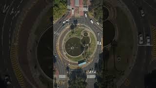 Bird's Eye View of a Roundabout #shorts