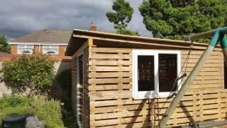 Pallet shed build