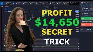 $14,650 profit with a secret trick | Best Quotex trading strategy