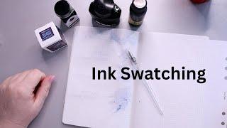 New Inks: Ink Swatching