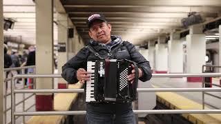 NYC Subway Musician: Mr.Accordion