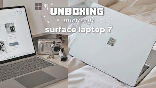 UNBOXING surface laptop 7 