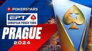 PokerStars EPT Prag 2024 - €5.300 EPT Main Event Final -  Cards Up Coverage & Spin & Go Finale