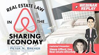 Real Estate Law in the Sharing Economy [Webinar Replay]