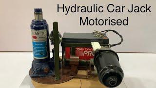 Hydraulic Car jack Mechanical engineering final year project