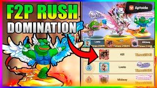 ▶️SKILL RUSH DOMINATION!! How to WIN Rush Events as F2P! - Legend of Mushroom