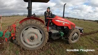 1999 Massey Ferguson 4215 2.7 Litre 3-Cyl Diesel Tractor (52HP) With Kverneland Plough