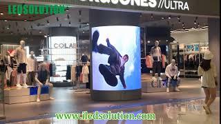 LEDSOLUTION P4 Indoor Front Service Curve LED Display