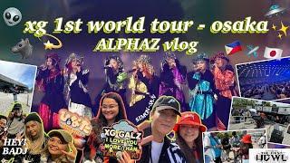 ALPHAZ VLOG 《LANDING IN OSAKA》 DAY 1 - XG 1st WORLD TOUR “The first HOWL” | heybadj