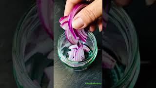 Quick Pickled Onions, only two ingredients and no cooking required
