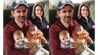 Preity Zinta and her Twins Jai and Gia Came to India with Hrithik Roshan First Time