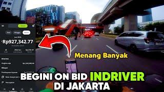 Begini On Bid Indriver Di Jakarta || Cara Menyelesaikan Orderan Indriver || Ojol Vlog