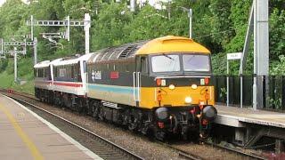 UK: ScotRail liveried Class 47 47712 at Reading West with LSL moves featuring 43083 & 90001/90002