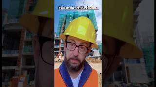 Part 115 | work smarter not harder #job #funny #workers #work #smart #construction #shorts