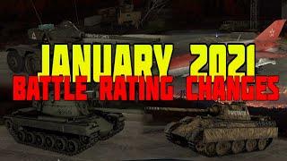 January 2021 Battle Rating Changes - War Thunder