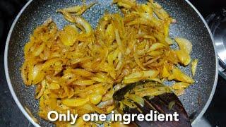 5 min easy side dish for chapati| Onion masala| Onion Fry|onion thokku| Best side dish for chappathi