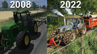 5 minutes of every Farming Simulator with a ton of mods