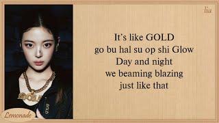 ITZY GOLD Easy Lyrics