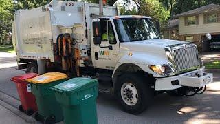 Waste Management Garbage Trucks: Bloomington