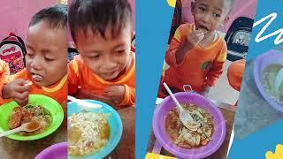 kegiatan makan bersama di TK #belajarpaud