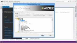 Explore latest .NET API examples using Aspose Visual Studio Plugin 2.0