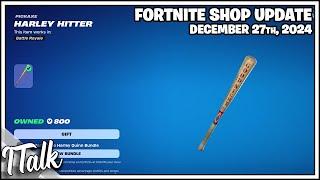 HARLEY HITTER IS BACK! Fortnite Item Shop [December 27th, 2024] (Fortnite Chapter 6)