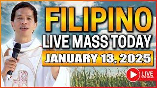 MONDAY FILIPINO ONLINE LIVE MASS TODAY || JANUARY 13, 2025 || FR. FIDEL ROURA