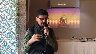 Meditation for Aura expansion and healing by Dr Uday Shah in Vrindavan.9820867237