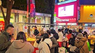 Myeongdong is starting to look like Christmas  November 2024 | Seoul, South Korea 명동 明洞