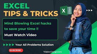 Mind blowing excel tricks  || Time saving Video || Must watch  7 tricks in 2 minutes #exceltricks