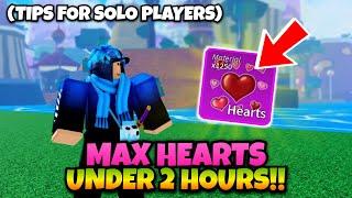 Getting MAX HEARTS In 2 Hours With NORMAL Farm.. (Blox Fruits)