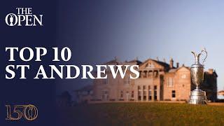 Top 10 GREATEST Moments from The Open Championship at St Andrews