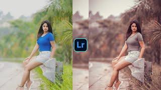 Lightroom Mobile brown and black tone photo editing | Lightroom editing tutorial | preset free