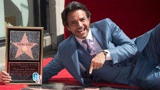 Eugenio Derbez devela su estrella en el Paseo de la Fama de Hollywood