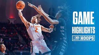 Chicago State at Illinois | Highlights | Big Ten Men's Basketball | 12/29/2024