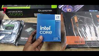 14th Gen intel Core i7 14700 PC Build Gigabyte B760M AORUS ELITE AX DDR5 RTX 4060 HURRICANE 8G