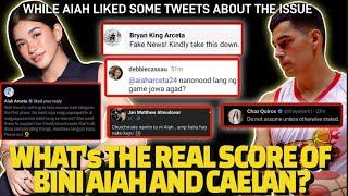 WHATS THE REAL SCORE BETWEEN AIAH AND CAELAN?WHILE AIAH LIKED SOME TWEETS AND HER BROTHER DEBUNK IT!