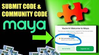 MAYA APP | Submit code and community code For maya savings update