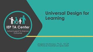 Blumberg Center 2023 Fall Topical Series presents Universal Design for Learning