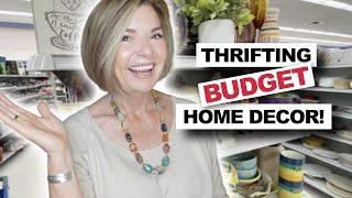Vintage Home Decor HAUL! Decorating on a Budget! Thrift with Me | Thrifting Vlo