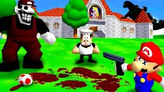 Super Mario 64 Gore/Hard Mode - A Comically Brutal & Unfair Mod with Lots of Hilarious Ways to Die!