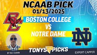 Boston College vs Notre Dame 1/13/25 FREE NCAAB Pick to Bet