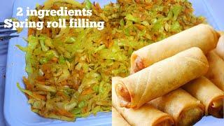 2 INGREDIENTS SPRING ROLL FILLING | MY SMALL CHOPS BUSINESS | PLAYLIST
