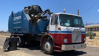 Volvo Heil Rapid Rail Side Load Garbage Truck